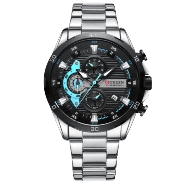 SILVER LUXURY WATCH