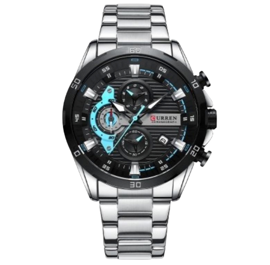 SILVER LUXURY WATCH